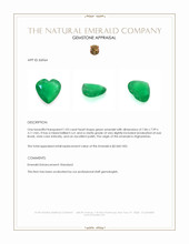 1.03 Ct. Emerald from Afghanistan Appraisal