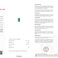 2.97 Ct. Emerald from Zambia Scan Report
