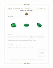 1.79 Ct. Emerald from Zambia Appraisal