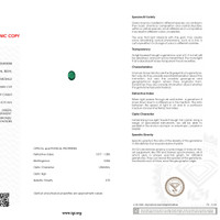 1.79 Ct. Emerald from Zambia Scan Report