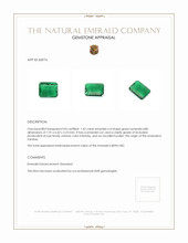 1.42 Ct. Emerald from Zambia Appraisal
