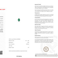 2.20 Ct. Emerald from Zambia Scan Report
