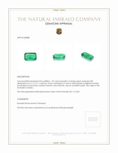 1.59 Ct. Emerald from Zambia Appraisal