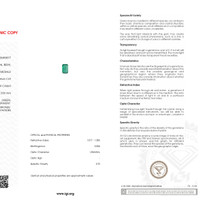 1.59 Ct. Emerald from Zambia Scan Report