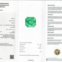 5.38 Ct. Emerald from Colombia Scan Report