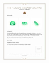 2.85 Ct. Emerald from Colombia Appraisal