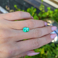 1.97 Ct. Emerald from Colombia Life Style