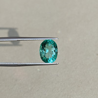 3.88 Ct. Emerald from Colombia Life Style