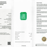 8.72 Ct. Emerald from Colombia Scan Report