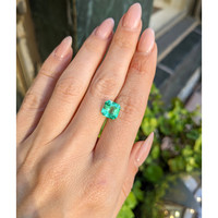 2.50 Ct. Emerald from Colombia Life Style