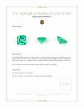 4.15 Ct. Emerald from Colombia Appraisal