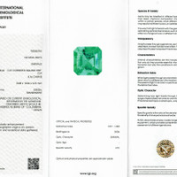 4.15 Ct. Emerald from Colombia Scan Report
