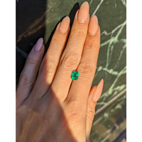 1.30 Ct. Emerald from Colombia Life Style