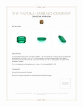 1.93 Ct. Emerald from Zambia Appraisal