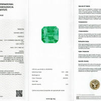 2.57 Ct. Emerald from Colombia Scan Report