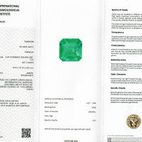 4.07 Ct. Emerald from Colombia Scan Report