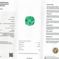 9.93 Ct. Emerald from Colombia Scan Report