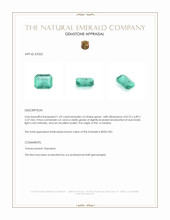 1.69 Ct. Emerald from Zambia Appraisal