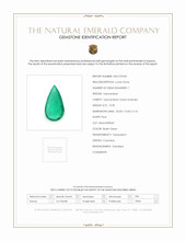 10.90 Ct. Emerald from Colombia Scan Report