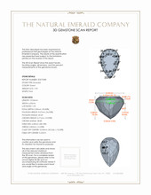 1.90 Ct. Emerald from Colombia 3 D Scan Report