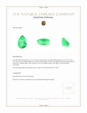 2.57 Ct. Emerald from Colombia Appraisal