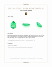 1.57 Ct. Emerald from Colombia Appraisal