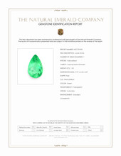 1.35 Ct. Emerald from Colombia Scan Report