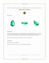 0.44 Ct. Emerald from Zambia Appraisal