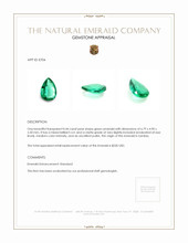 0.44 Ct. Emerald from Zambia Appraisal