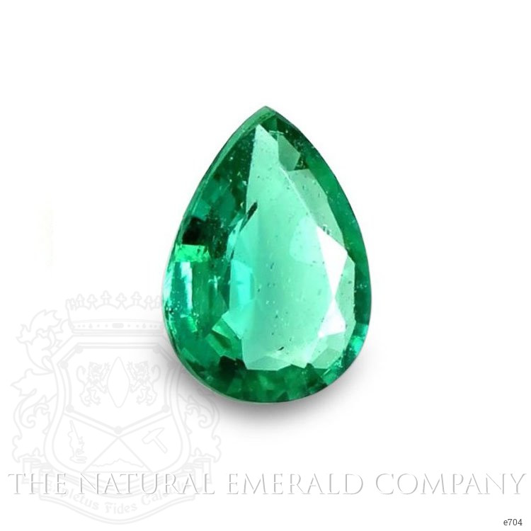  Emerald Ring 0.44 Ct., 18K Yellow Gold