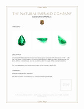 0.44 Ct. Emerald from Zambia Appraisal