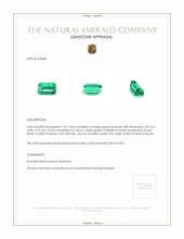 1.47 Ct. Emerald from Russia Appraisal