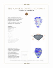0.45 Ct. Emerald from Zambia 3 D Scan Report