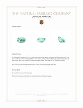 1.52 Ct. Emerald from Russia Appraisal