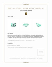 1.36 Ct. Emerald from Russia Appraisal