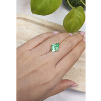 3.45 Ct. Emerald from Russia Life Style