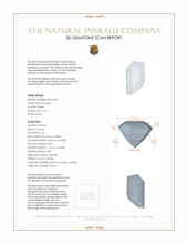 2.59 Ct. Emerald from Russia 3 D Scan Report