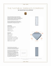 4.22 Ct. Emerald from Russia 3 D Scan Report