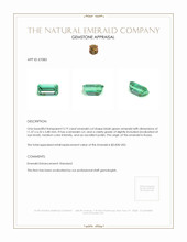 3.19 Ct. Emerald from Russia Appraisal