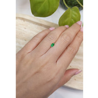 0.28 Ct. Emerald from Russia Life Style