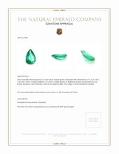 0.53 Ct. Emerald from Zambia Appraisal