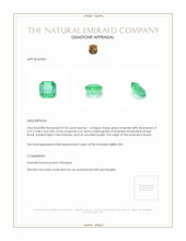0.96 Ct. Emerald from Russia Appraisal