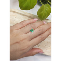 0.96 Ct. Emerald from Russia Life Style