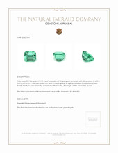 0.93 Ct. Emerald from Russia Appraisal