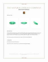 0.61 Ct. Emerald from Russia Appraisal