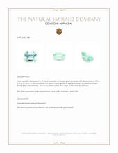 0.78 Ct. Emerald from Russia Appraisal