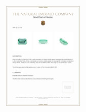 0.38 Ct. Emerald from Russia Appraisal