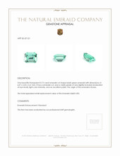 0.72 Ct. Emerald from Russia Appraisal