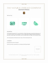 0.57 Ct. Emerald from Russia Appraisal
