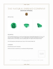 0.19 Ct. Emerald from Russia Appraisal
